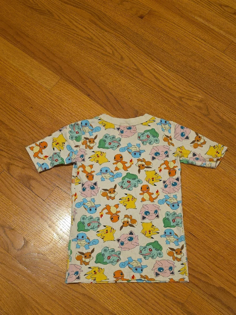 Hanna Andersson Beige Pokeman Short John Pajama Set Size 140 - Picture 10 of 13